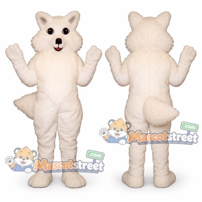 Arctic Fox Mascot Costume Arctic Fox Mascot Costume