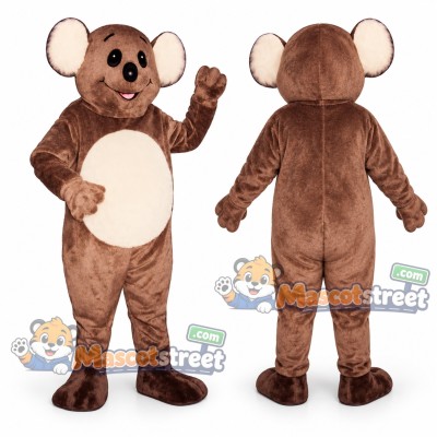 Brown Mouse Mascot Costume Brown Mouse Mascot Costume