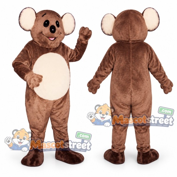 Brown Mouse Mascot Costume
