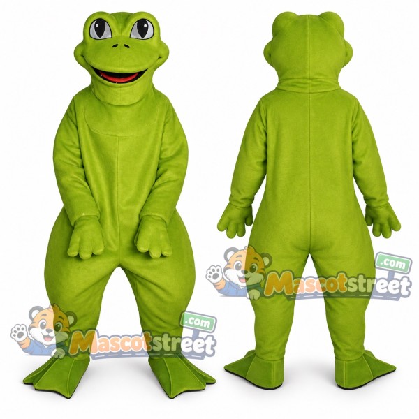 Green Frog Mascot Costume