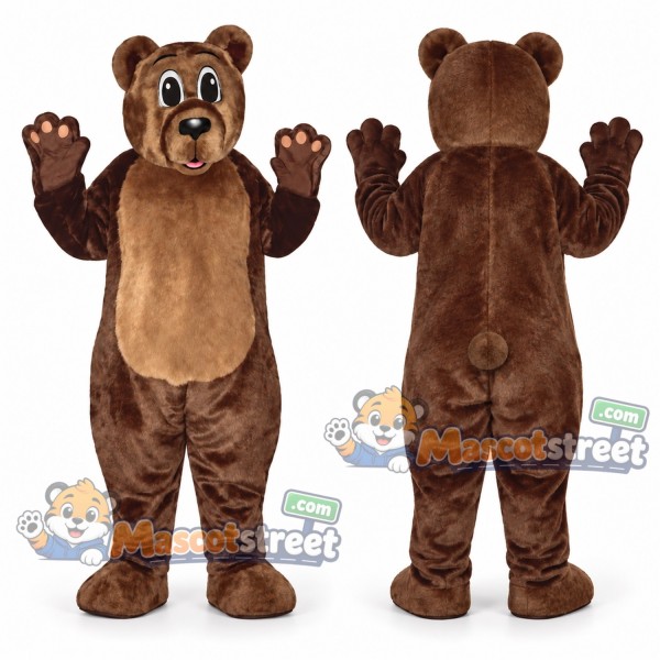 Brown Bear Mascot Costume