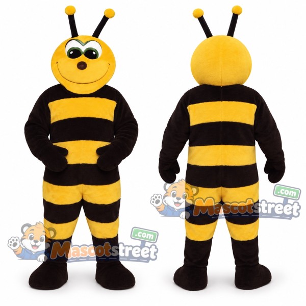 Yellow and Black Bee Mascot Costume