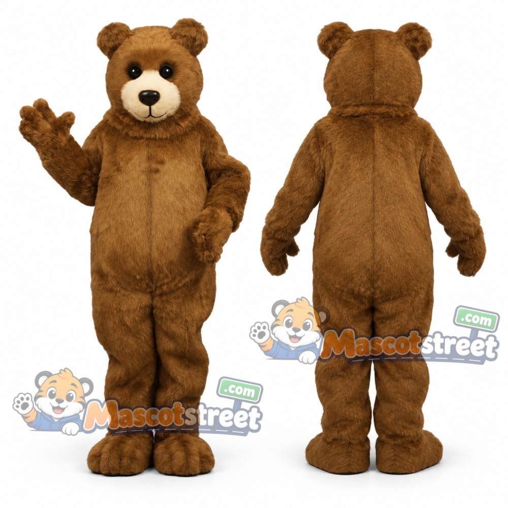 Brown Bear Mascot Costume