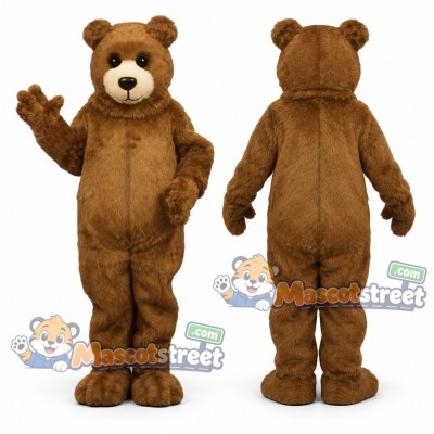 Brown Bear Mascot Costume