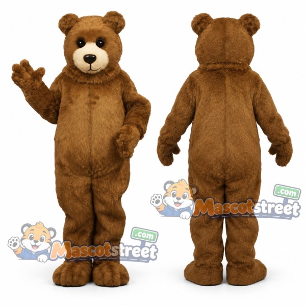 Brown Bear Mascot Costume