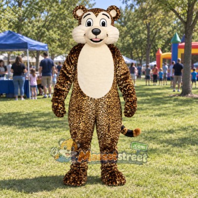 Leopard Mascot Costume Leopard Mascot Costume