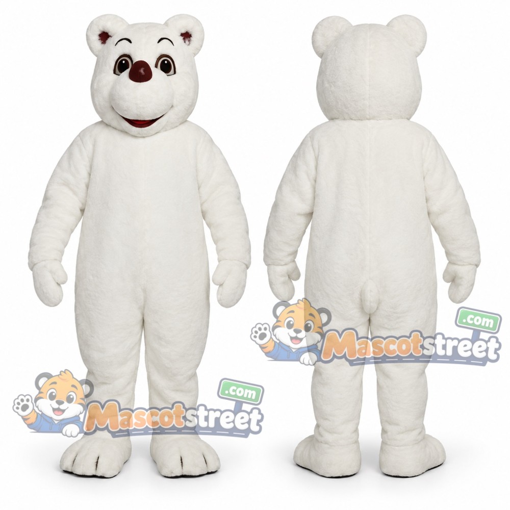 Polar Bear Mascot Costume Polar Bear Mascot Costume