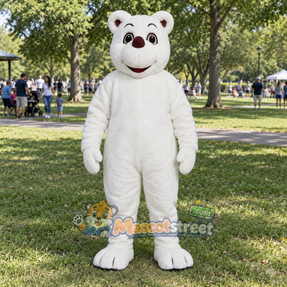 Polar Bear Mascot Costume