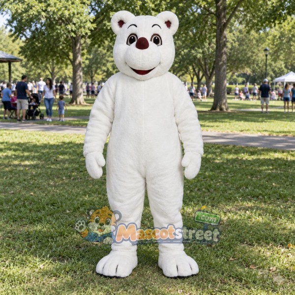 Polar Bear Mascot Costume