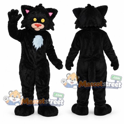 Black Cat Mascot Costume