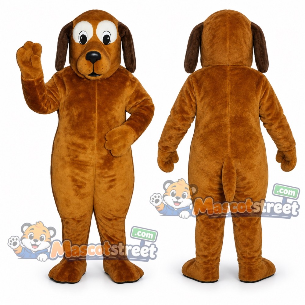 Brown Dog Mascot Costume Brown Dog Mascot Costume