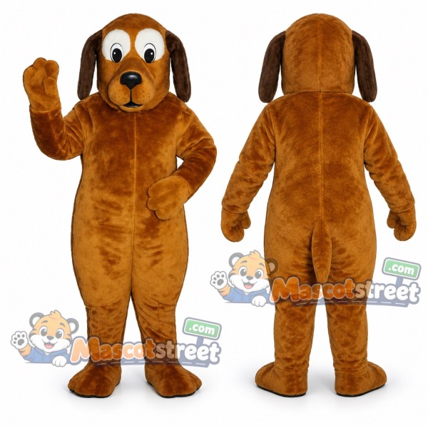 Brown Dog Mascot Costume