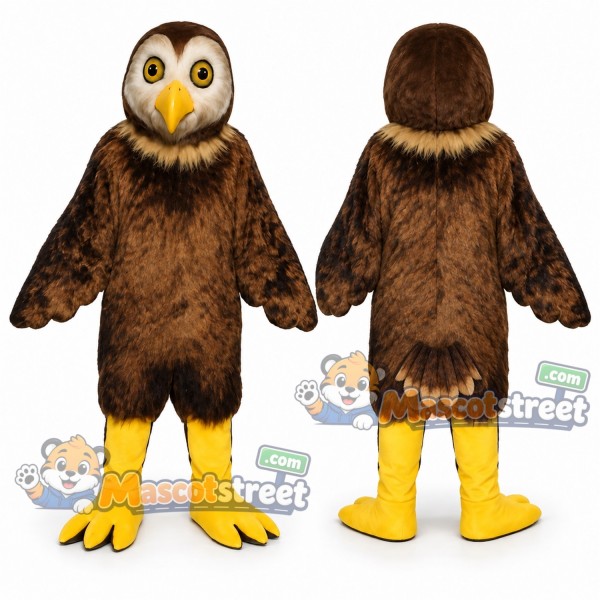 Brown Owl Mascot Costume
