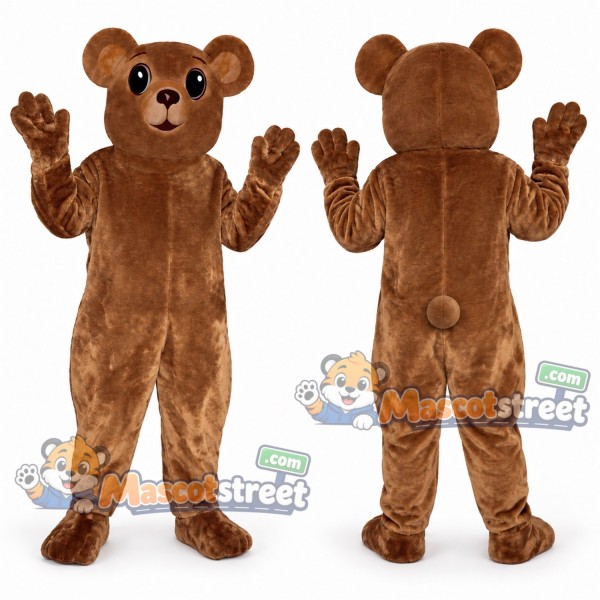 Brown Bear Mascot Costume