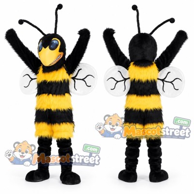 Yellow and Black Bee Mascot Costume Yellow and Black Bee Mascot Costume