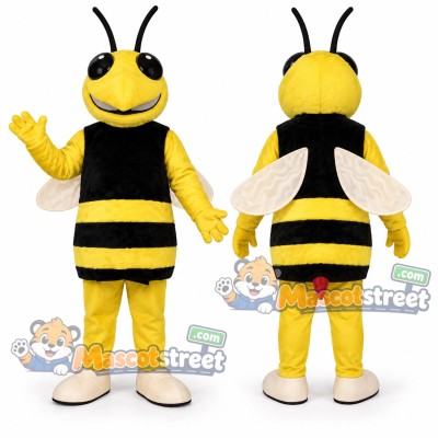 Yellow and Black Bee Mascot Costume Yellow and Black Bee Mascot Costume