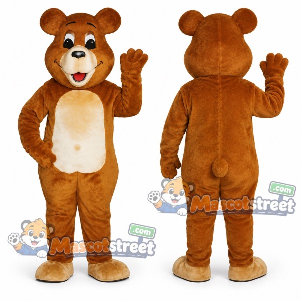 Brown Bear Mascot Costume