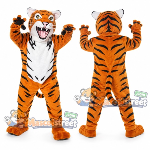 Orange Tiger Mascot Costume