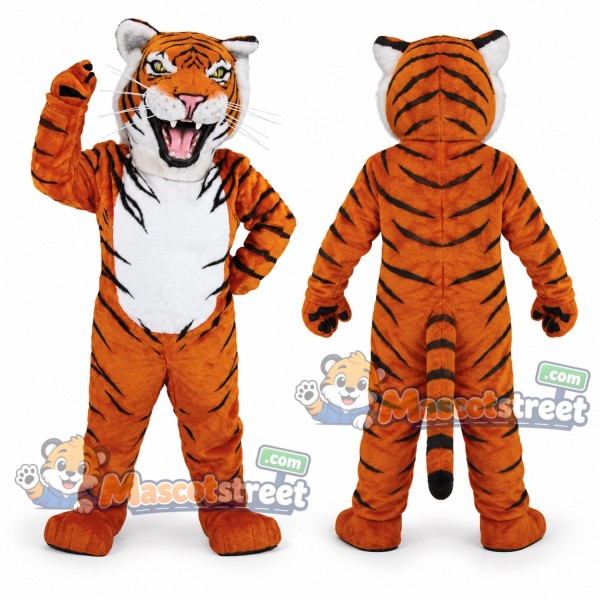 Orange Tiger Mascot Costume