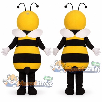 Yellow and Black Bee Mascot Costume Yellow and Black Bee Mascot Costume