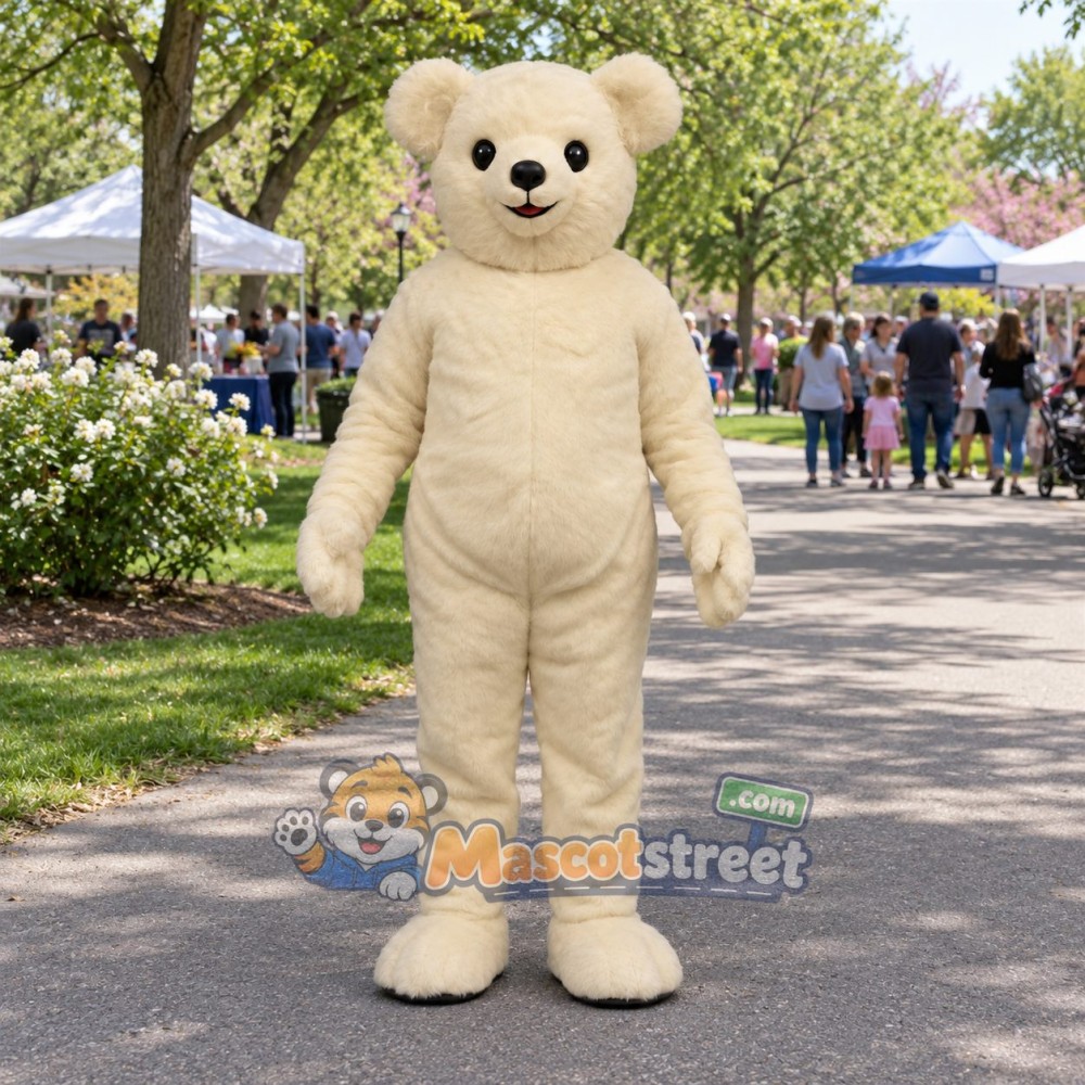 Tan Bear Mascot Costume Tan Bear Mascot Costume