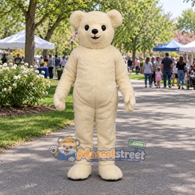 Tan Bear Mascot Costume Tan Bear Mascot Costume