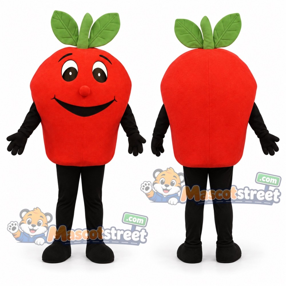 Red Apple Mascot Costume Red Apple Mascot Costume