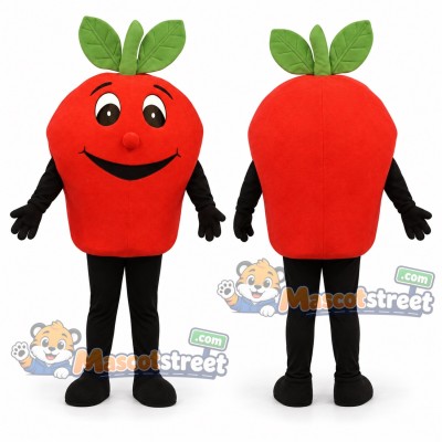 Red Apple Mascot Costume Red Apple Mascot Costume