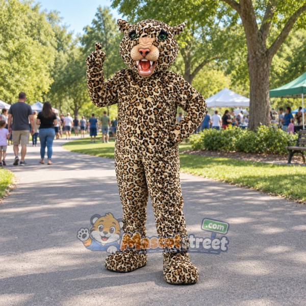 Leopard Mascot Costume