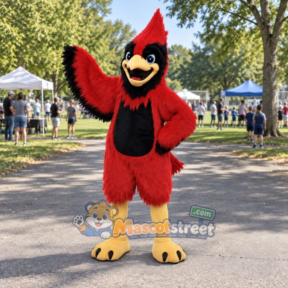 Red Cardinal Mascot Costume