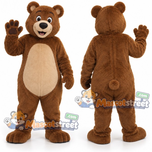 Brown Bear Mascot Costume