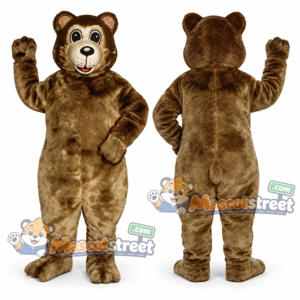 Brown Bear Mascot Costume
