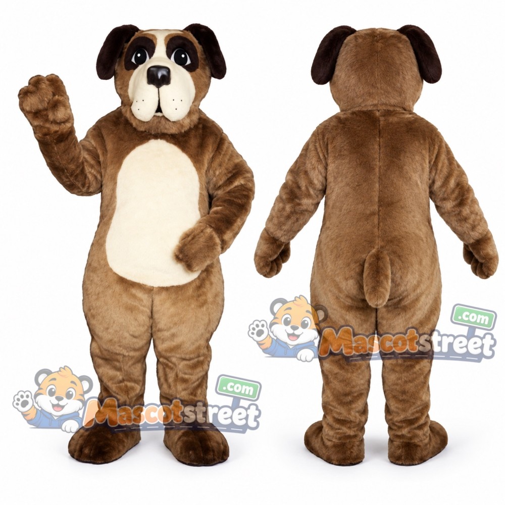 Brown Dog Mascot Costume Brown Dog Mascot Costume