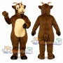 Brown Goat Mascot Costume