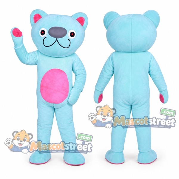 Blue Cat Mascot Costume