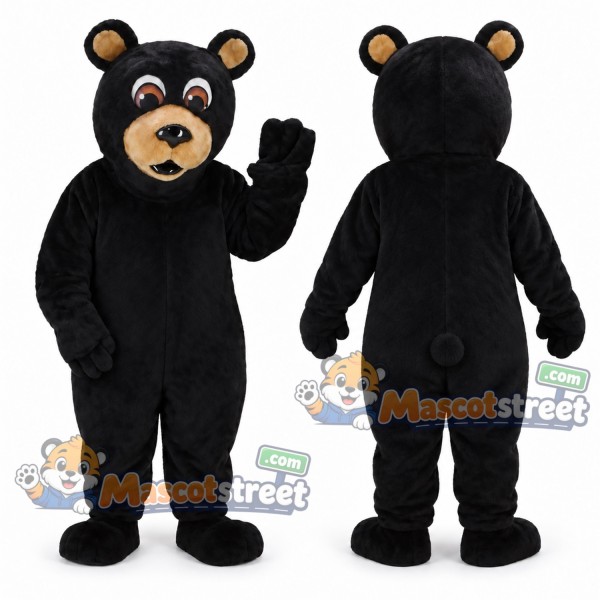 Black Bear Mascot Costume