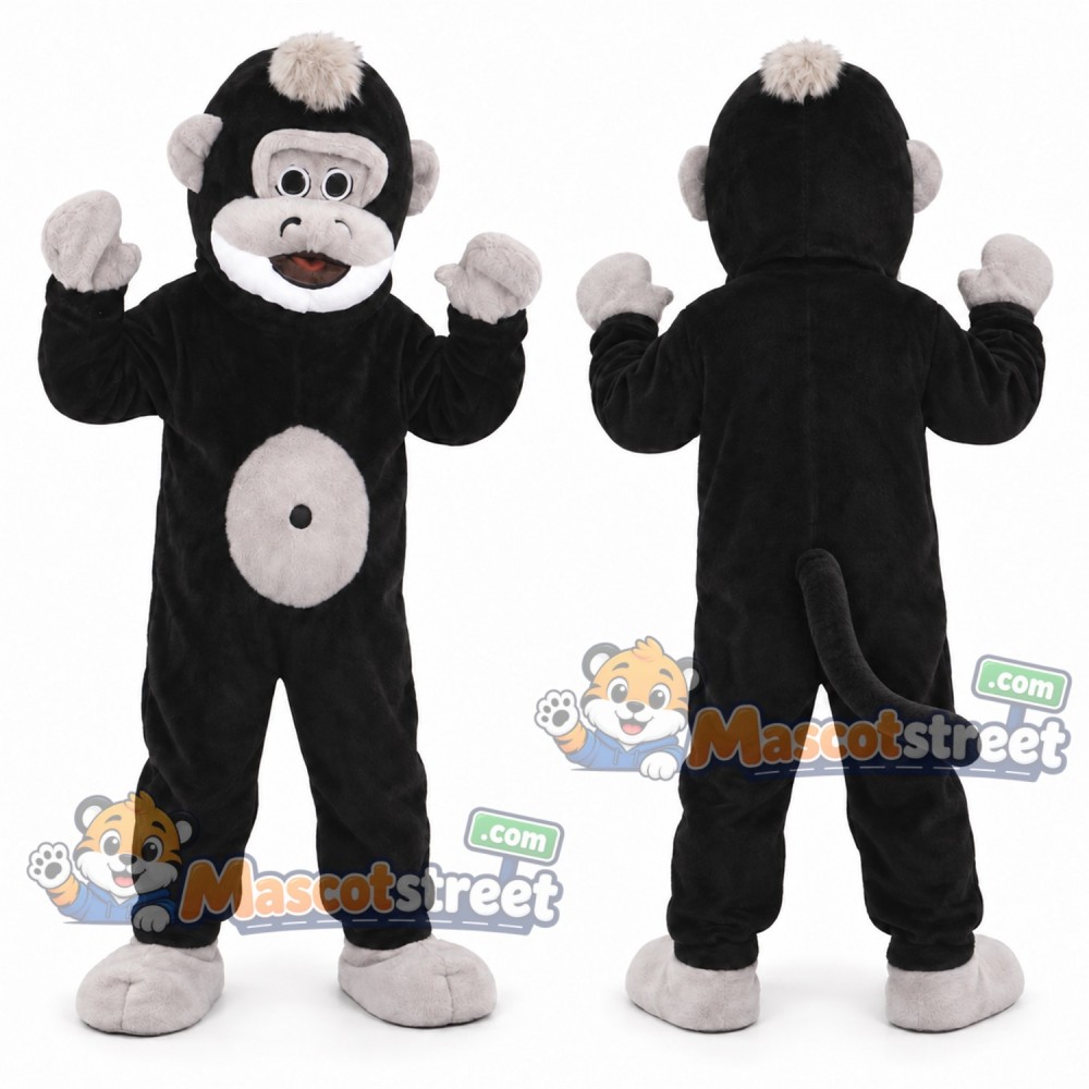 Black Monkey Mascot Costume