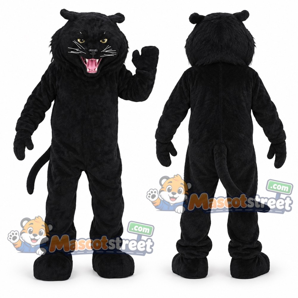 Black Panther Mascot Costume Black Panther Mascot Costume