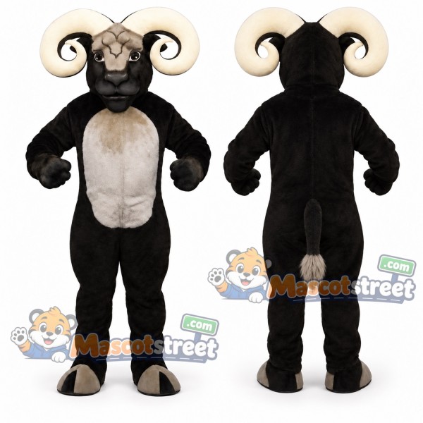 Black Ram Mascot Costume