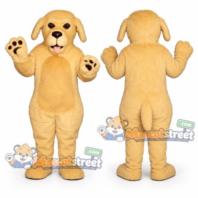 Yellow Dog Mascot Costume Yellow Dog Mascot Costume