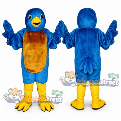 Blue Bird Mascot Costume