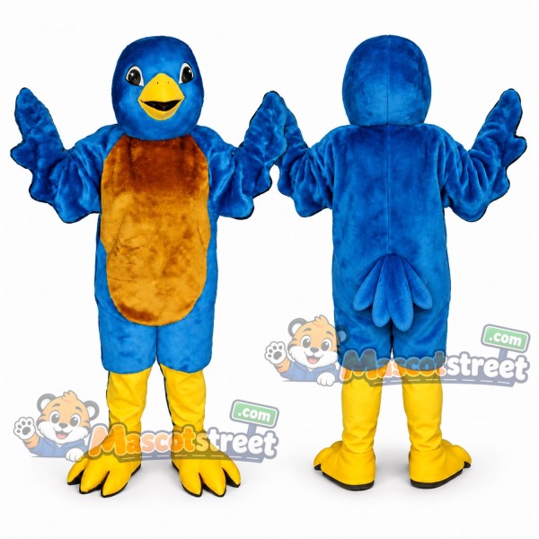 Blue Bird Mascot Costume
