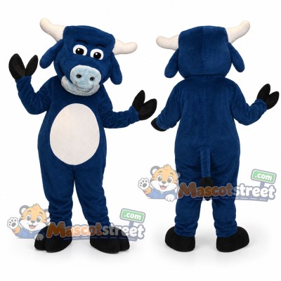 Blue Bull Mascot Costume Blue Bull Mascot Costume