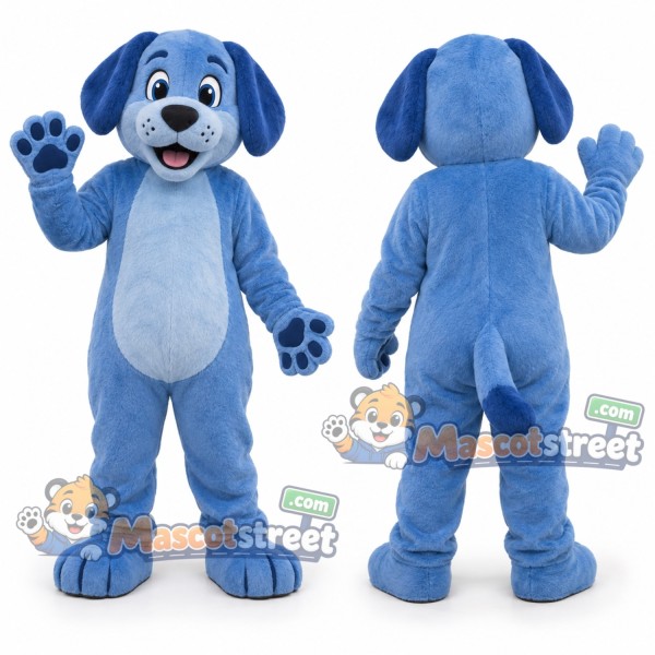 Blue Dog Mascot Costume