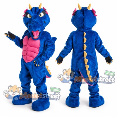 Blue Dragon Mascot Costume