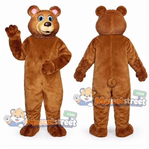 Brown Bear Mascot Costume