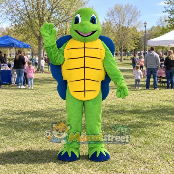 Green Turtle Mascot Costume