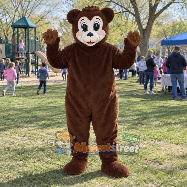 Brown Bear Mascot Costume