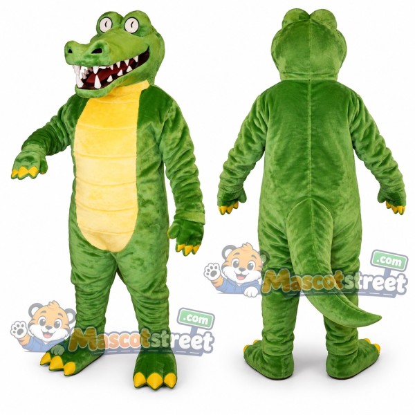 Green Crocodile Mascot Costume