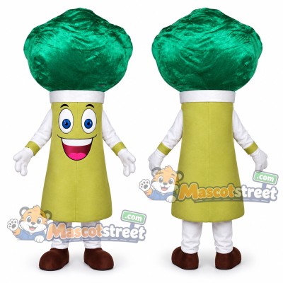 Broccoli Mascot Costume Broccoli Mascot Costume